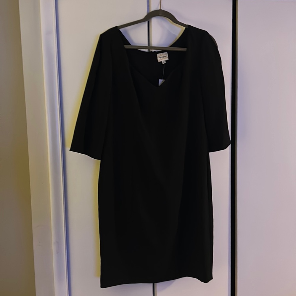 Black sheath dress size 16